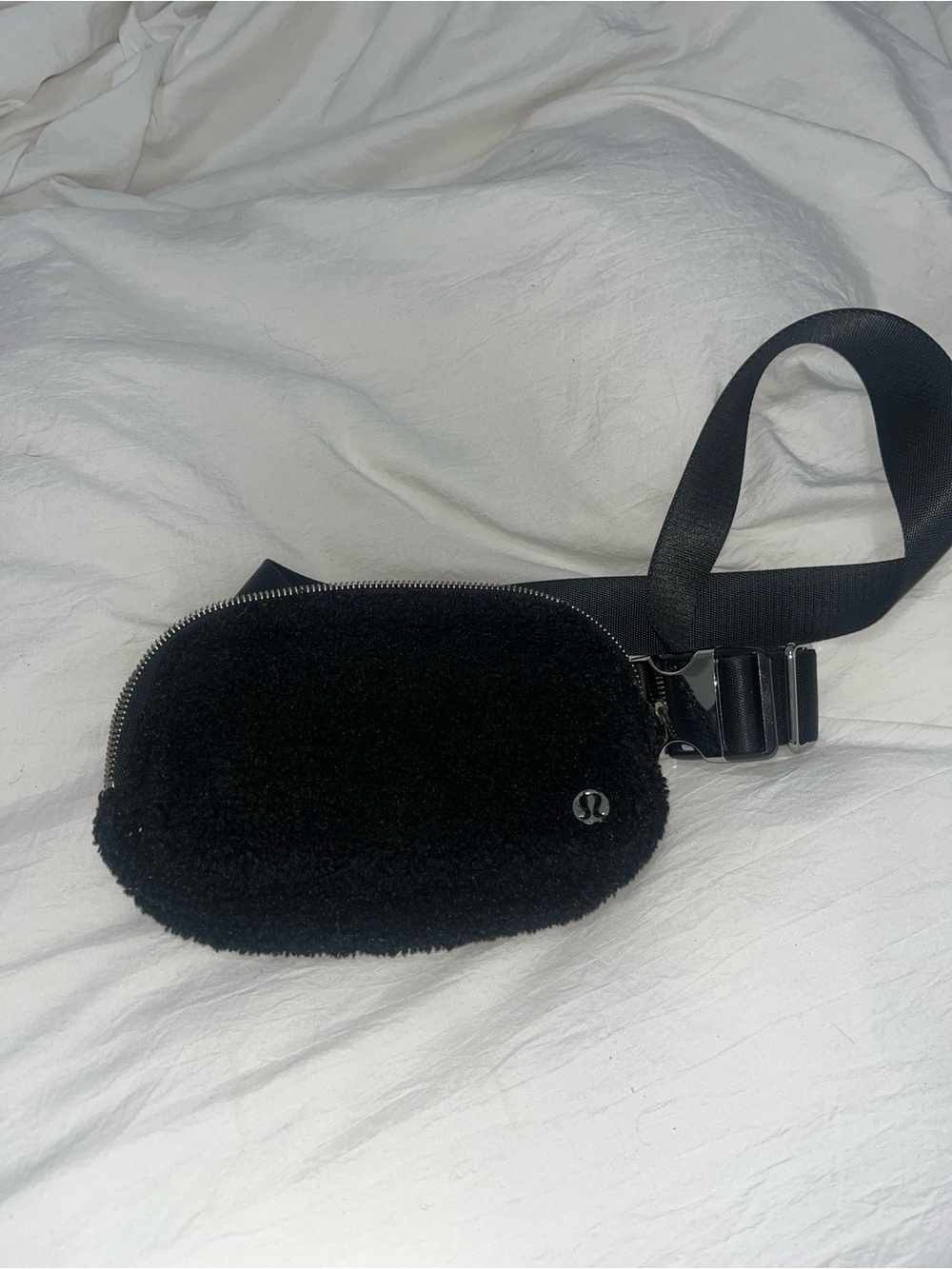 lululemon Black Sherpa Belt Bag